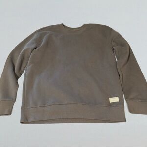 Men's Gray Hollister Relaxed Fit Crewneck Sweater